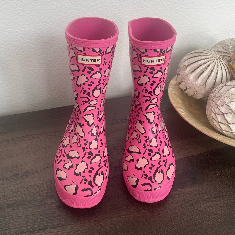 Hunter rain boots size US 12 great condition